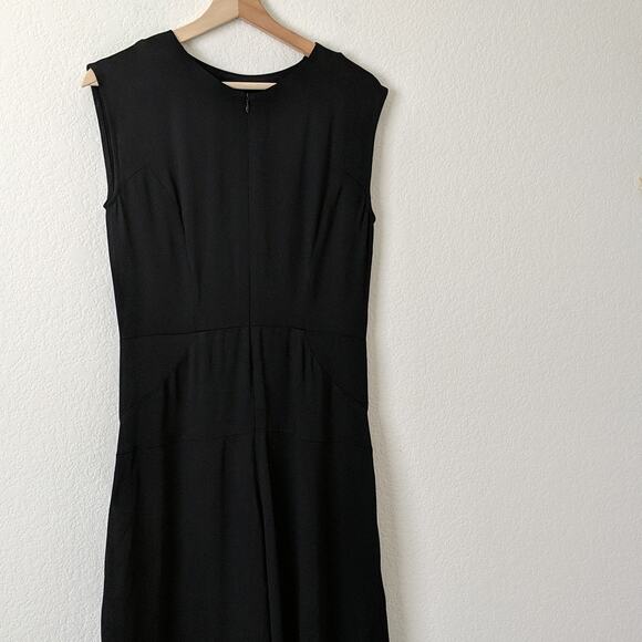 Zero + Maria Cornejo Zip Up Front Jumpsuit Black 4 - Picture 10 of 13